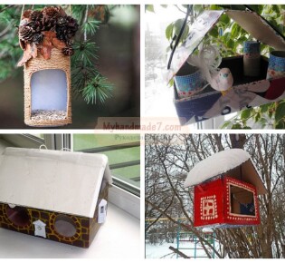 Как сделать кормушку из коробки? популярные идеи и мастер-классы с фото