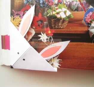 Поделки для школы. Закладка: кролик своими руками. Пошаговый мастер-класс