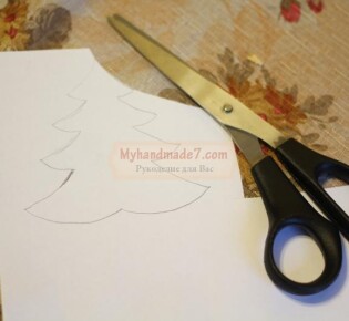 Елочка из фетра  своими руками. Мастер-класс с пошаговыми фото