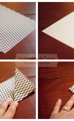 Оригинальный цветочный букет в технике оригами