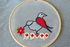 Вышивка на сетке (хардангер): тайны греческого узора и тихой силы счётной нити