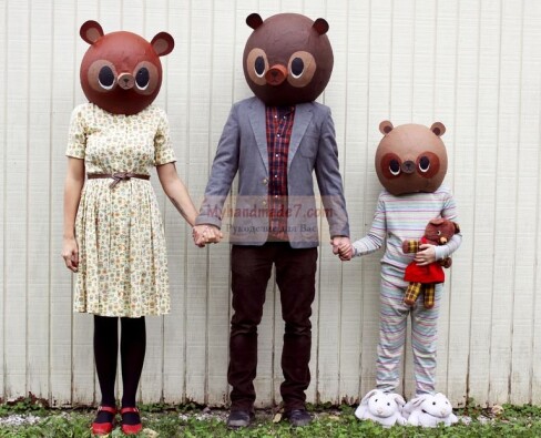 Костюмы для сказки Златовласка и 3 медведя своими руками