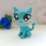 Кошечка Littlest Pet Shop из пластилина: пошаговый мк с фото