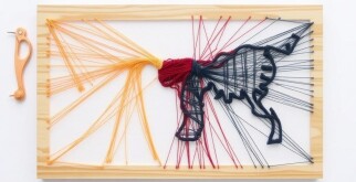 Точками и нитками: как создать живую картину из ниток (string art)