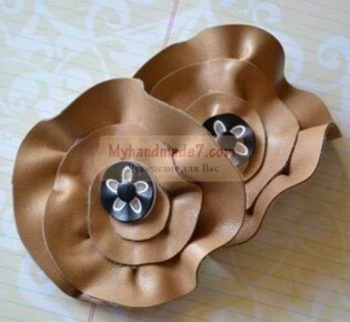 Цветы из кожи своими руками. Простой мастер-класс для новичков