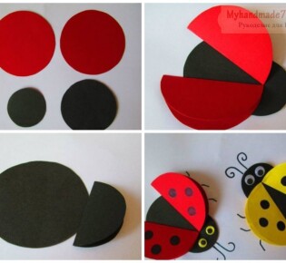 Аппликации из цветной бумаги. 100 идей с фото. Объмная аппликация из цветной бумаги. Видео уроки, мастер-классы