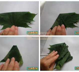 Поделки из кленовых листьев: лучшие идеи с фото