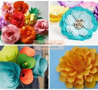 Красивые цветы из бумаги своими руками: схемы и шаблоны. ТОП -100 идей с фото
