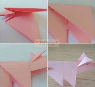 Оригами свинья. Как сделать поросенка — оригами. Пошаговые мастер-классы с фото