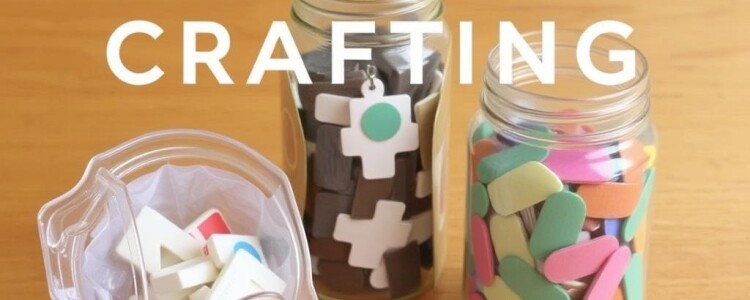 Sustainable crafting: turning unwanted materials into everyday beauty