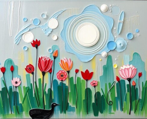 Роспись по стеклу акриловыми красками: от идеи до завершенного блеска