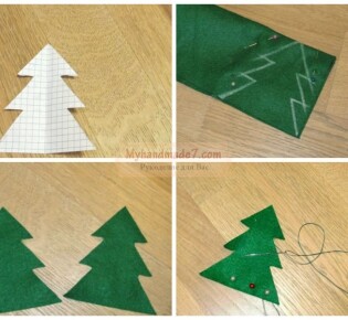 Новогодние игрушки из фетра: лучшие мастер-классы с фото