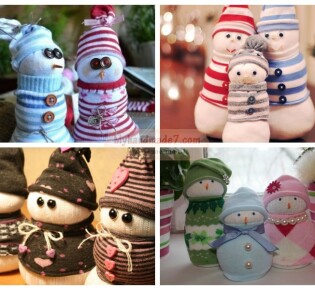 Снеговик из носков своими руками: популярные мастер-классы с фото