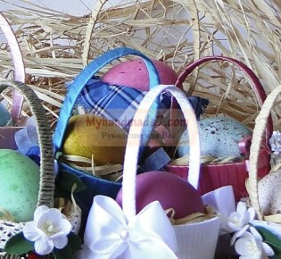 Корзинка на Пасху своими руками. Быстро и просто. 50 фото и идей