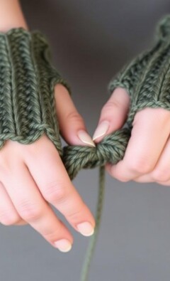 Уют и стиль на запястье: подробное руководство по вязанию митенок