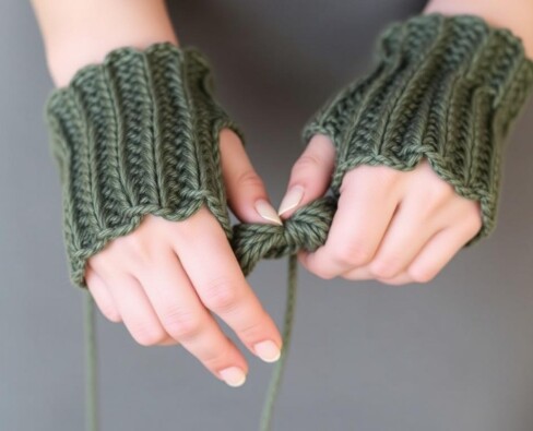 Уют и стиль на запястье: подробное руководство по вязанию митенок