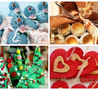 Новогодние украшения своими руками: фото, идеи и мастер-классы