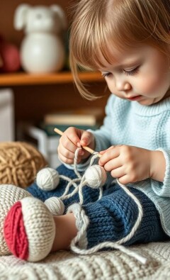 Когда ниточка становится другом: искусство вязания детской игрушки