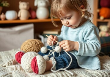 Когда ниточка становится другом: искусство вязания детской игрушки