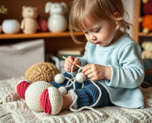 Когда ниточка становится другом: искусство вязания детской игрушки