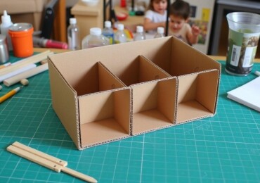 Из картона мастерим порядок: как сделать функциональный органайзер своими руками