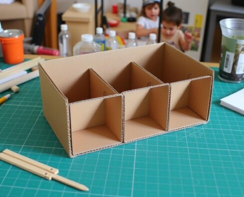 Из картона мастерим порядок: как сделать функциональный органайзер своими руками