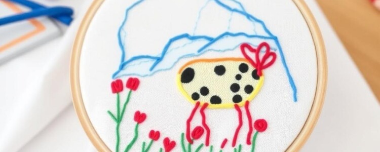 Turning children’s art into embroidered keepsakes: stitch, story, and memory