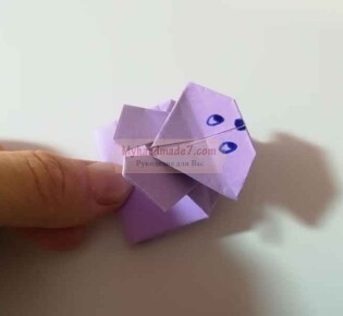 Мастер-класс «Прыгающий зайчик в технике оригами». Пошаговая инструкция с фото