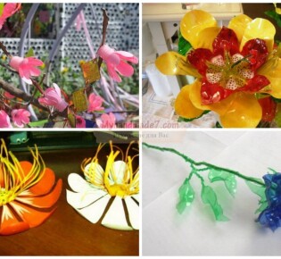 Цветы из пластиковых бутылок: как сделать? Пошаговые мастер-классы с фото