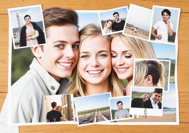 Создание коллажа из фотографий: как собрать воспоминания в гармоничную историю