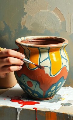 От земли до цвета: искусство росписи керамического горшка своими руками