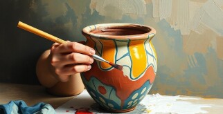 От земли до цвета: искусство росписи керамического горшка своими руками