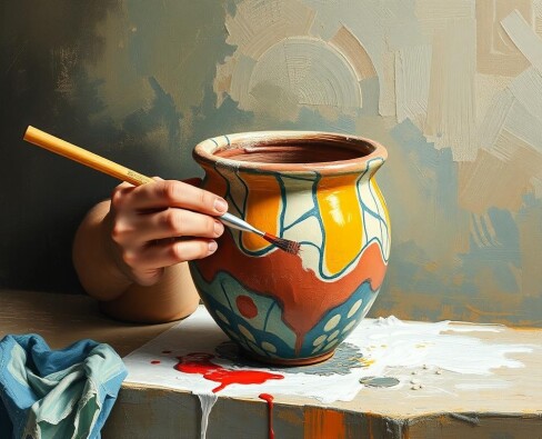 От земли до цвета: искусство росписи керамического горшка своими руками