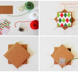 Елочные игрушки своими руками из подручных материалов: 10 идей с фото