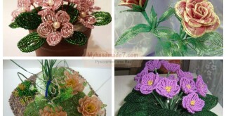 Бисероплетение цветов для начинающих. Фото, схемы и полезные советы