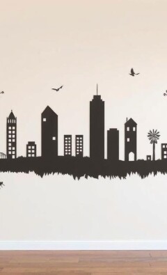 Роспись стен трафаретным методом: точные рисунки и живой характер пространства