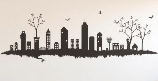 Роспись стен трафаретным методом: точные рисунки и живой характер пространства