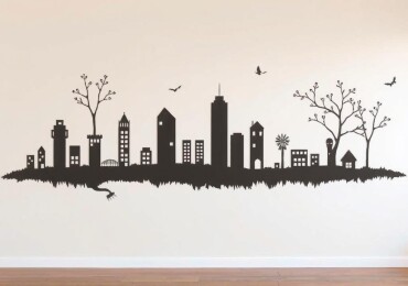 Роспись стен трафаретным методом: точные рисунки и живой характер пространства