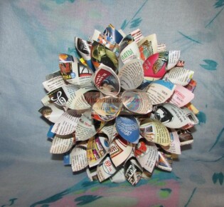 Объемный цветок из бумаги. Мастер-класс с пошаговыми фото