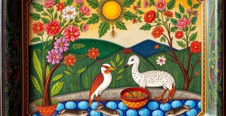 Роспись подноса в стиле хохлома: как превратить дерево в сказку цвета и узора