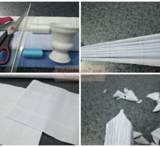 Елка из гофрированной бумаги: лучшие идеи с фото