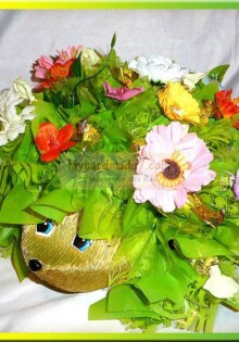 Мастер-класс. Подарки из конфет своими руками: ежик