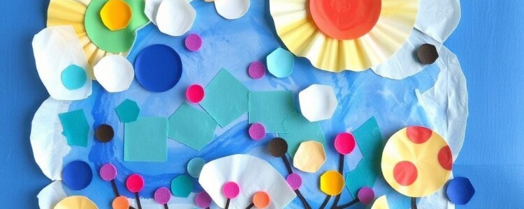 Палитра из фильтров: как превратить кофейные фильтры в живую картину