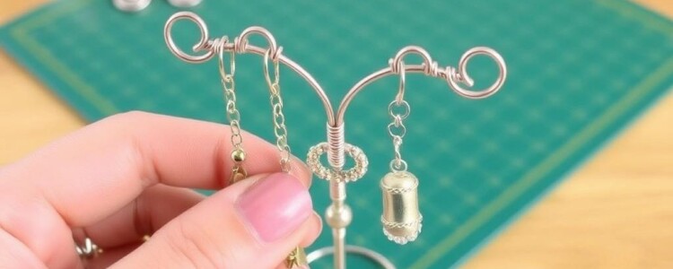 Изделие из простой проволоки: как создать держатель для украшений своими руками