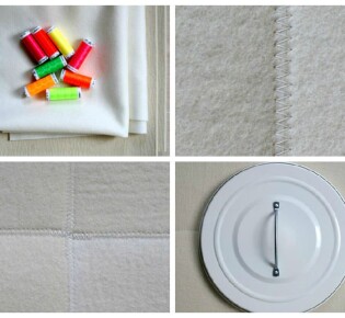 Делаем зимний венок из белых цветов своими руками