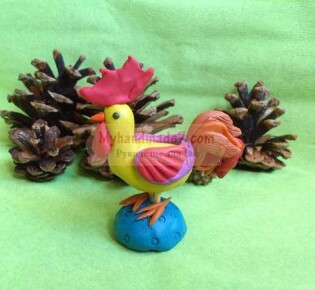 Петух из пластилина своими руками: мастер-класс пошаговый с фото