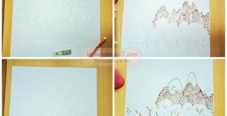 Поэтапное рисование осеннего пейзажа. Лучшие идеи с фото