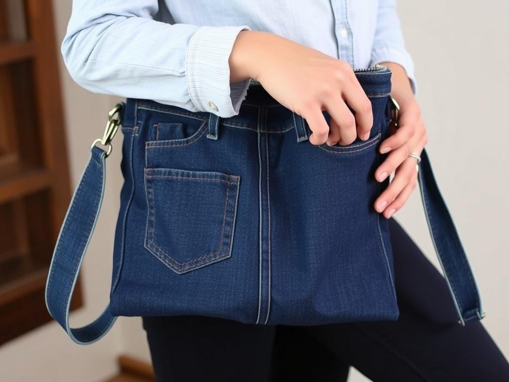 L'art de l'upcycling : transformer un vieux jean en sac tendance.. Entretien du sac en jean L'art de l'upcycling : transformer un vieux jean en sac tendance.. Entretien du sac en jean