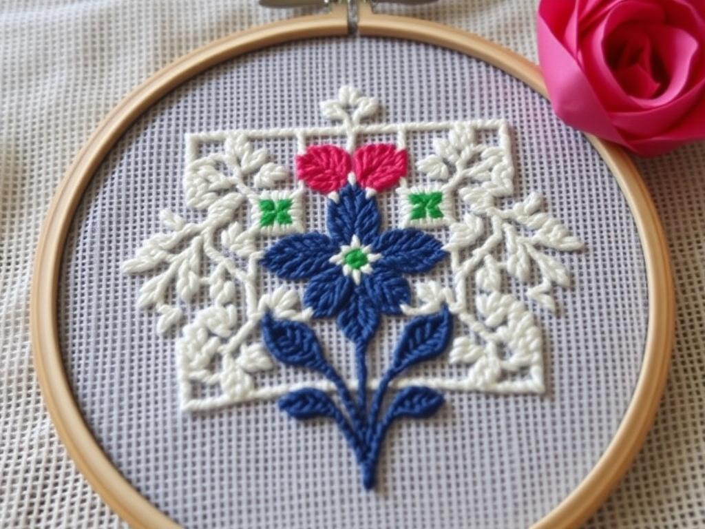 Вышивка на сетке (хардангер). Истоки и принципы хардангера