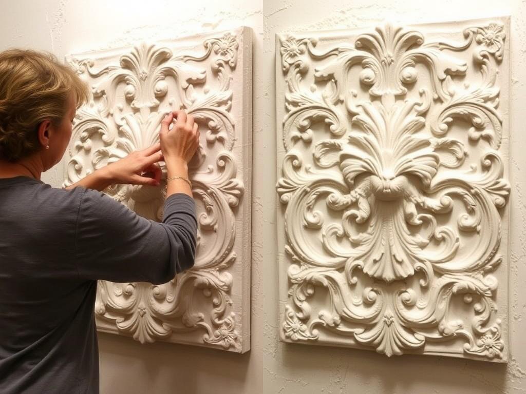 Лепка декоративного панно из гипса. Разнообразие форм и техник: кейсы и идеи